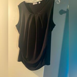 Black New York and Company Sleeveless Shell Top XL